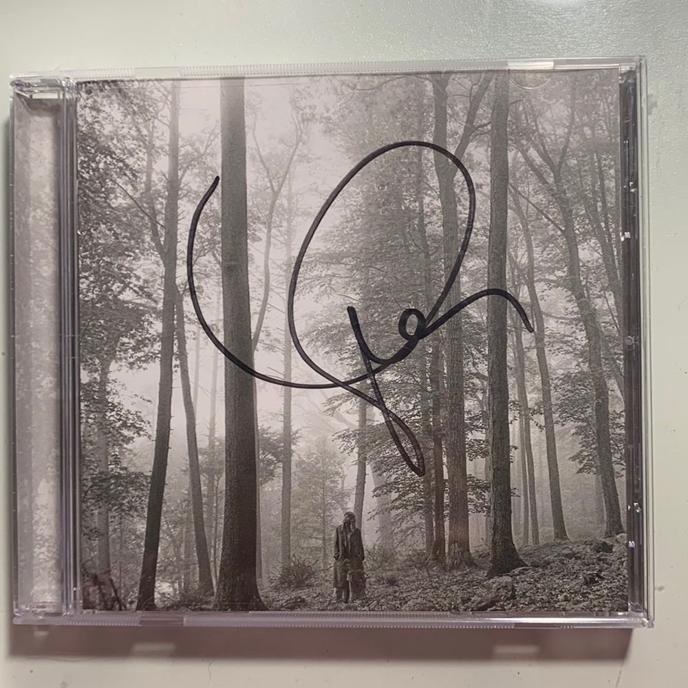 Taylor Swift Folklore Signed CD